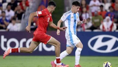 نسور قرطاج تحت 17 يقدمون أداءً جيداً رغم السقوط أمام الأرجنتين