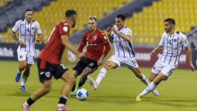 الريان يفقد فوزًا محققًا أمام الشباب في دوري أبطال الخليج العربي