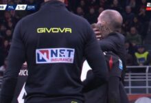أليجري يتدخل لإنقاذ لاعب ميلان من الطرد أمام روما