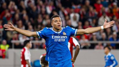 مبابي يقود ريال مدريد لفوز مجنون على أولمبياكوس برباعية تاريخية