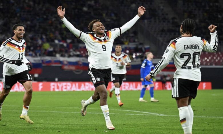 ألمانيا تسحق سلوفاكيا بسداسية وتعلن تأهلها الرسمي لكأس العالم 2026