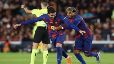 برشلونة يتلاعب بأتلتيك بلباو في عودة كامب نو والجمهور يهتف لميسي في "الدقيقة 10"