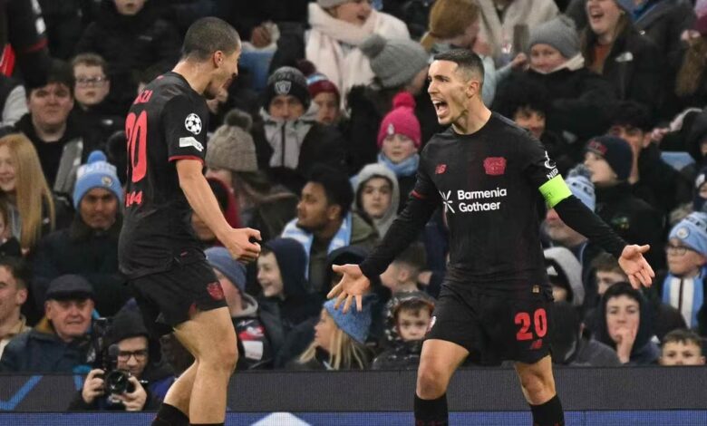 ليفركوزن يستغل أخطاء جوارديولا ويُحرج مانشستر سيتي أمام جمهوره