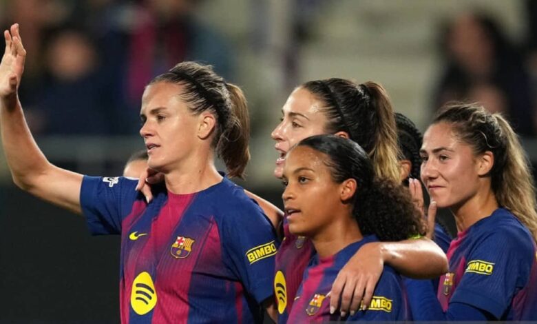 سيدات برشلونة يواصلن التألق في أوروبا بانتصار قوي على آود هيفرلي ليفين