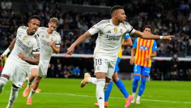 ريال مدريد يقسو على فالنسيا ومبابي يتوهج في ليلة الاحتفال بالحذاء الذهبي
