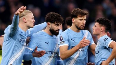 مانشستر سيتي يمطر شباك وست هام بثلاثية نظيفة ويعتلي الصدارة مؤقتاً