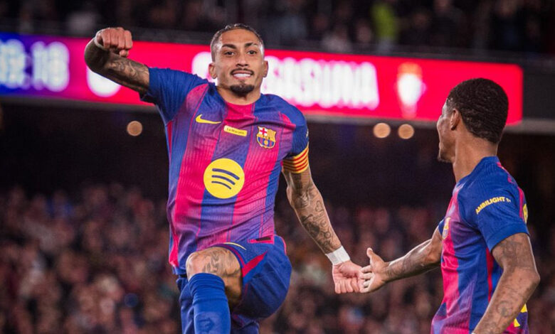 برشلونة يُحبط أوساسونا ويحقق فوزه السابع تواليًا في لا ليغا