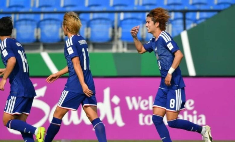 ليلة صعبة للإمارات أمام اليابان في كأس آسيا تحت 23 عامًا