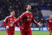 مارسيليا يخسر على أرضه أمام ليفربول بثلاثة أهداف دون مقابل