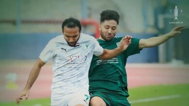 جانب من مباراة المصري وزد اليوم