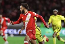 من مباراة الوداد المغربي ومانيما يونيون في الكونفيدرالية