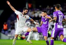 الوحدة يحرج العين بتسعة لاعبين ويقتنص نقطة ثمينة