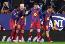 برشلونة يكسر صمود إسبانيول في ديربي كتالونيا ويحقق الفوز التاسع على التوالي