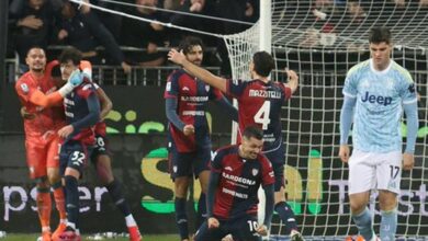 مازيتيلي يصعق سباليتي.. كالياري يُنهي ثماني مباريات دون خسارة ليوفنتوس