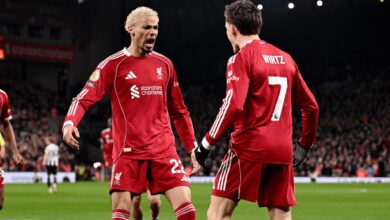 ليفربول يرد بقوة على نيوكاسل ويحقق انتصاره الأول في الدوري بعد أكثر من شهر