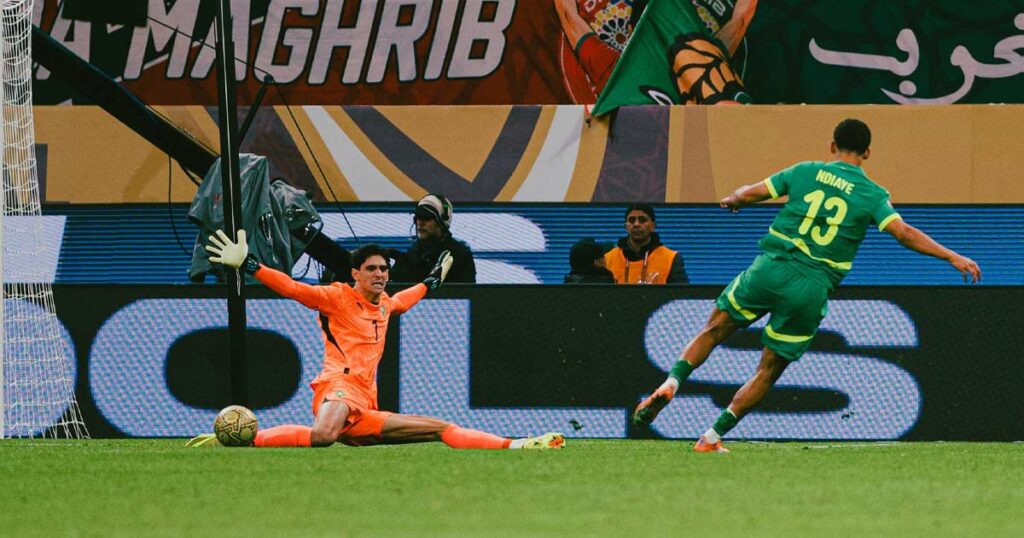 لقطة تصدي ياسين بونو لكرة نداي - 18 يناير 2026