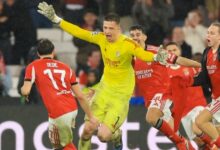 بهدف الحارس تروبين في +90.. بنفيكا يخطف تأهلًا تاريخيًا ويَجر ريال مدريد إلى الملحق