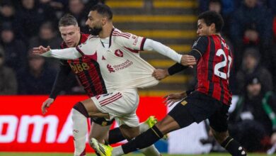 عدلي يصدم ليفربول ويهدي بورنموث فوزه الثاني فقط في آخر 15 مواجهة