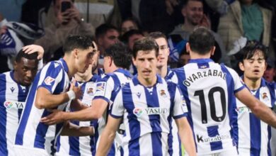 برشلونة يعود خالي الوفاض من ملعب ريال سوسيداد