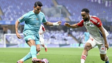 ليلة قاسية للشارقة.. الجزيرة يمطر شباكه بخمسة أهداف