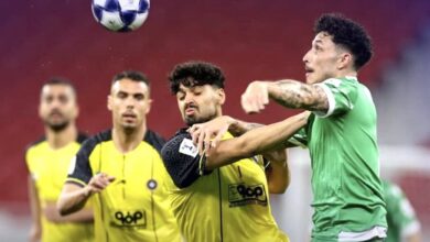 في الوقت القاتل.. إكسبوسيتو ينقذ الأهلي القطري أمام سباهان ويؤجل الحسم للدوحة