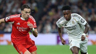 ريال مدريد يؤكد تفوقه الأوروبي بإقصاء بنفيكا من دوري أبطال أوروبا