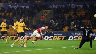 آرسنال يورط نفسه في صراع مُربك مع السيتي بتعادل مخيب أمام ولفرهامبتون