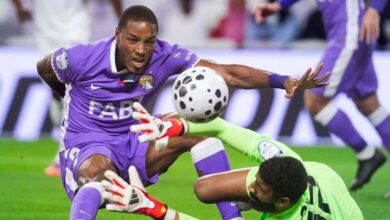 في ليلة طرد رامي ربيعة.. التعادل يحسم قمة العين والنصر بالدوري الإماراتي