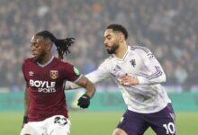 هدف متأخر يحرم وست هام من الفوز ويمنح يونايتد نقطة ثمينة