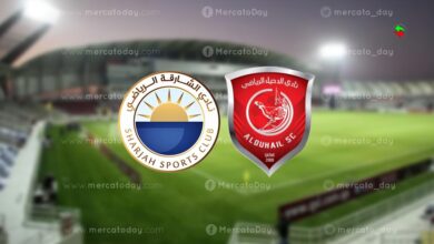 مشاهدة.. بث مباشر مباراة الشارقة والدحيل في دوري أبطال آسيا للنخبة