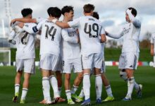ريال مدريد يمطر شباك مارسيليا بخماسية ويبلغ ثمن نهائي دوري أبطال أوروبا للشباب