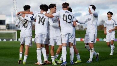 ريال مدريد يمطر شباك مارسيليا بخماسية ويبلغ ثمن نهائي دوري أبطال أوروبا للشباب