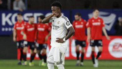 أوساسونا يوقف قطار انتصارات ريال مدريد بهدف قاتل ويبعثر أوراق أربيلوا