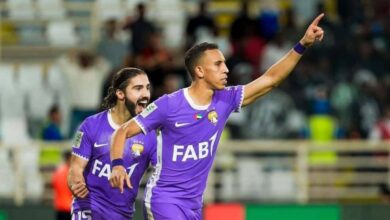 مباراة ماراثونية.. رحيمي يفك شفرة اليونايتد ويقود العين إلى نهائي كأس رئيس الإمارات