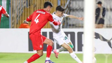 شباب بلوزداد يتفادى الهزيمة من المصري ويُبقي الحسم للإياب في الجزائر