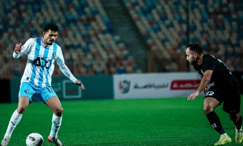هدف حمد حمدان يمنح بيراميدز الانتصار على البنك الأهلي