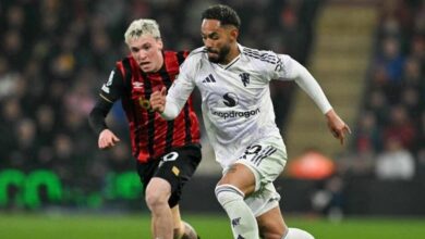 بورنموث يُحبط عودة مانشستر يونايتد مرتين ويعزز رقمه القياسي دون هزيمة للمباراة الـ11