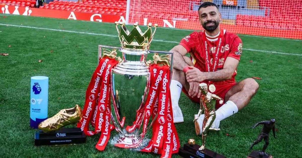 بطولات محمد صلاح مع ليفربول في موسم 2025-24