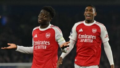 الجانرز يتمسكون بالصدارة بانتصار جديد على برايتون