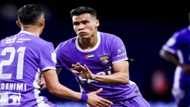 العين يتمسك بصدارة دوري أدنوك بفوز بشق الأنفس أمام شباب الأهلي دبي