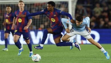 برشلونة يرد على الريال بفوز شاق على سيلتا فيغو ويستعيد فارق الـ9 نقاط