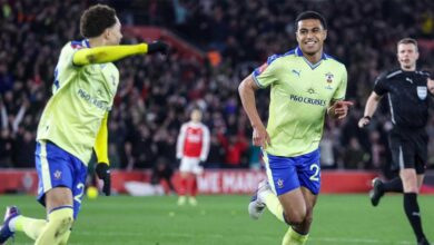 ساوثهامبتون يكتب المفاجأة ويحرم آرسنال من ثاني ألقاب موسم 2026-25