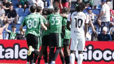 ساسولو يعاقب ميلان ويُهدي يوفنتوس فرصة للاقتراب من المركز الثالث بالدوري الإيطالي