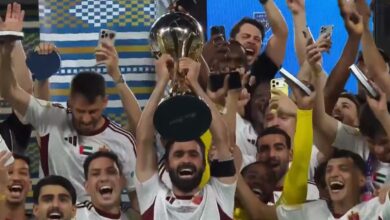 خريبين يُنصف بانينكا أمام العين ويُتوِّج الوحدة بطلًا لكأس الرابطة الإماراتية
