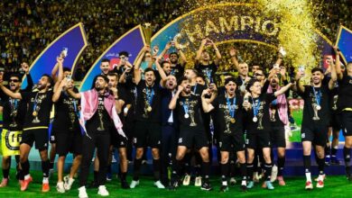 الحسين إربد يتوج بطلاً للدوري الأردني للموسم الثالث على التوالي