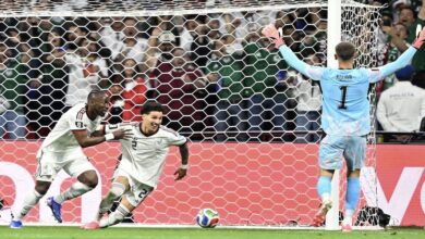روبيرتو سانشيز لاعب المكسيك يحتفل بهدف أمام التشيك في كأس العالم 2026