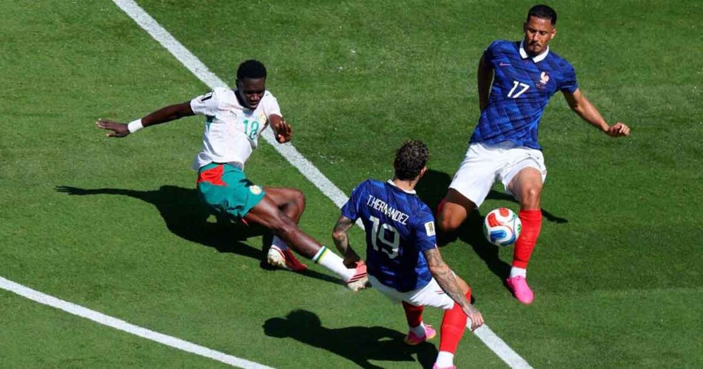 لقطة من مباراة فرنسا ضد السنغال بمونديال 2026