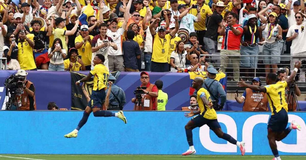 احتفال بلاتا بهدف فوز الإكوادور على ألمانيا بمونديال 2026