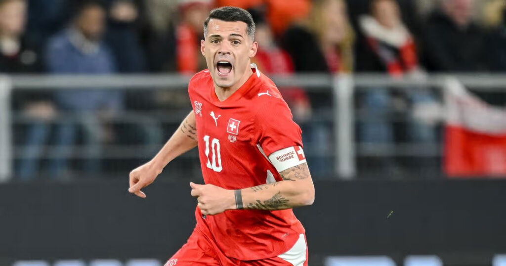 جرانيت تشاكا قائد منتخب سويسرا في كأس العالم 2026