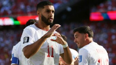 قذيفة صيباري تُسقط اسكتلندا وتضع المغرب على قمة المجموعة مؤقتًا